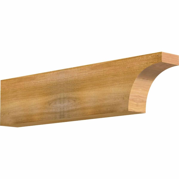 Ekena Millwork Huntington Rough Sawn Rafter Tail, Western Red Cedar, 4"W x 8"H x 36"L RFT04X08X36HUN00RWR - main